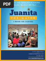 Juanita For Mayor: A Plan For My First 100 Days