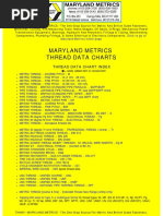 Maryland Metrics - Thread Data Charts PDF | PDF | Pipe (Fluid ...