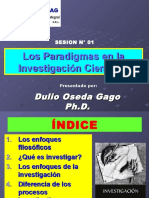 Sesion #01 - Paradigmas de La Investigacion