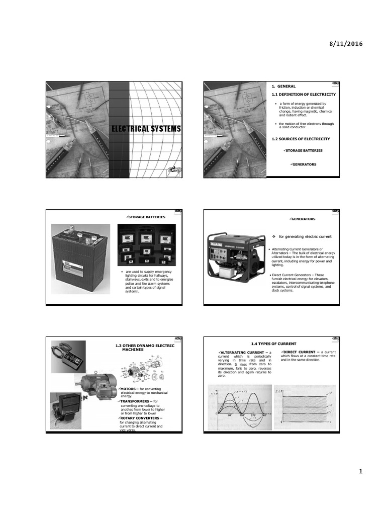 Electrical Systems Pdf Pdf Mains Electricity Electric Current