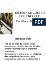 Costeo Por Proceso 