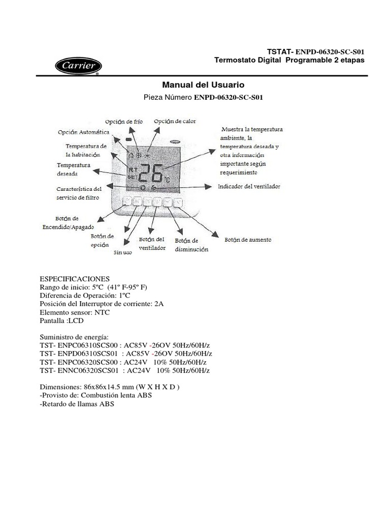 Termostato Combinado Fusible Tu00e9rmico Tipo RAC, Reinicio Fast