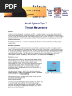 Thrust Reversers: Aircraft Systems Topic 7