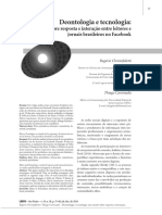 Deontologia e Tecnologia: Um Estudo Sobre Resposta e Interação Entre Leitores e Jornais Brasileiros No Facebook