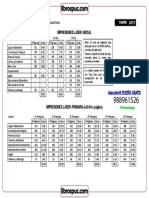 Impresiones Láser Primaria (s.0.04 x Página)