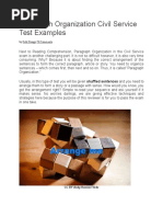 Download Paragraph Organization Civil Service Test Examples by lordaiztrand SN347949754 doc pdf