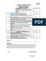 Checklist For Tourist Visa