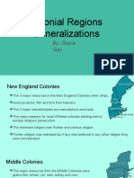 Colonial Regions Generalizations