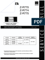 Manual de Servicio Equipo Aiwa - cx-zr770 - 774 - 775