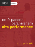Gabriel Goffi 9 Passos para Viver em Alta Performance