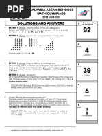 2011 Masmo Secondary Solution