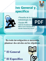 Objetivo General y Específico