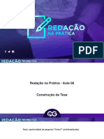 Redação: Construção Da Tese