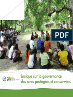 Lexique Sur La Gouvernance Des Aires Protegees Et Conservees