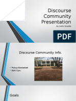 discourse communities presentation