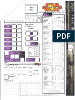 D20 - Star Wars - Darkside Character Sheet PDF