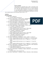 FEM LAB: 8 - 2D Plane Stress Analysis