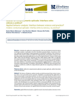 Análise Do Comportamento Aplicada Interface Entre Ciência e Prática PDF