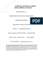 Servicios de Anclaje de Concertinas en Quintas Condominios Edificios en Caracas