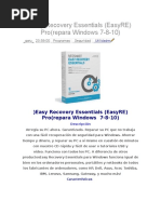 Download Easy Recovery Essentials EasyRE ProRepara Windows 7-8-10 by Johnny Bit SN347973887 doc pdf