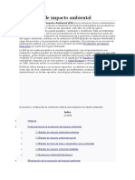 Evaluación de Impacto Ambiental