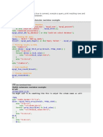 This Simple Example Shows How to Connect, Execute a Query, Print Resulting Rows and Disconnect From a MySQL Database.