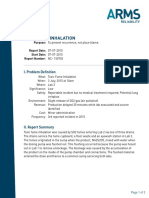 Toxic Fume Inhalation RCA Report PDF