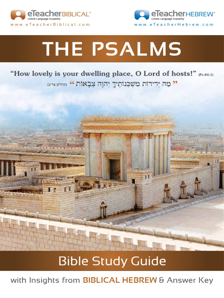 Psalms Study GuideEn Psalms Hebrew Language