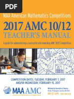 2017 AMC Teacher's Manual