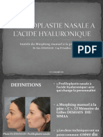 Profiloplastie Nasale Hyaluronique