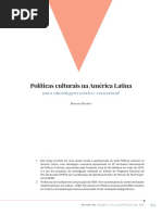 Políticas culturais na América Latina uma abordagem teórico-conceitual