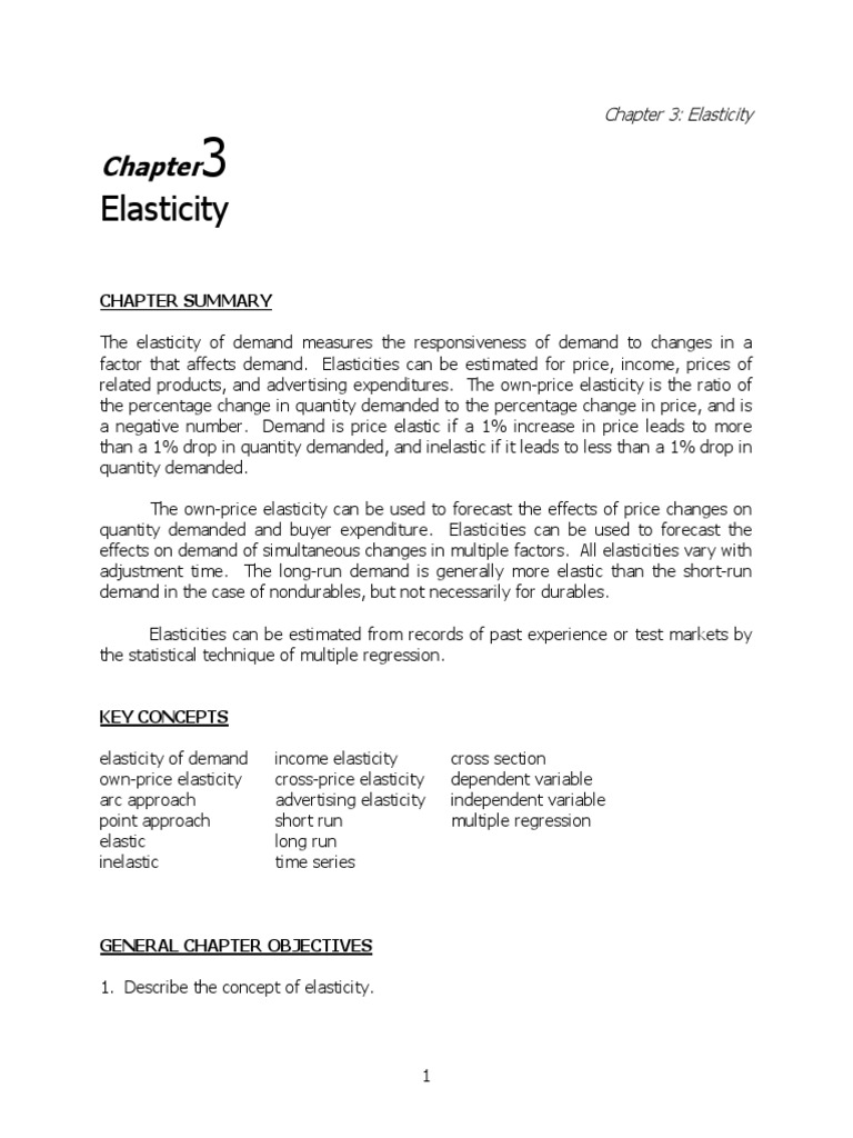 Understanding Demand Elasticity | PDF | Price Elasticity Of Demand | Demand