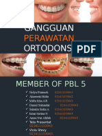Gangguan Perawatan Ortodonsi