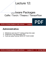 Comparing Caffe, Torch, Theano and TensorFlow