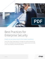 Best Practices for Enterprise Security