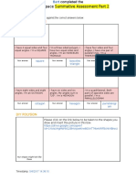 Bartshapespacesummativeassessmentpart 2 Summary