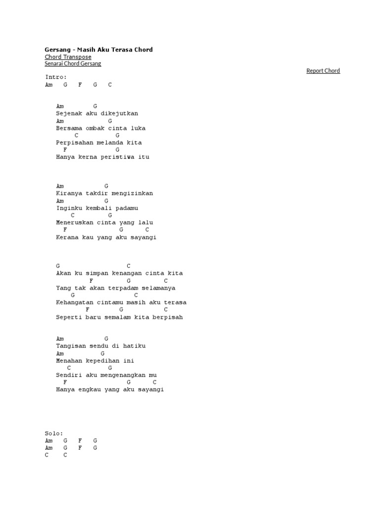 Gersang Masih Aku Terasa Pdf