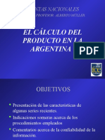 6.muller. Cálculo Del Producto en La Argentina