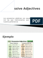 Adjetivos Posesivos