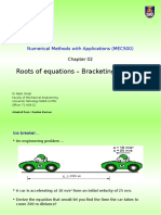 C03.01 MEC500RK Roots of Equation - Bracketing Method