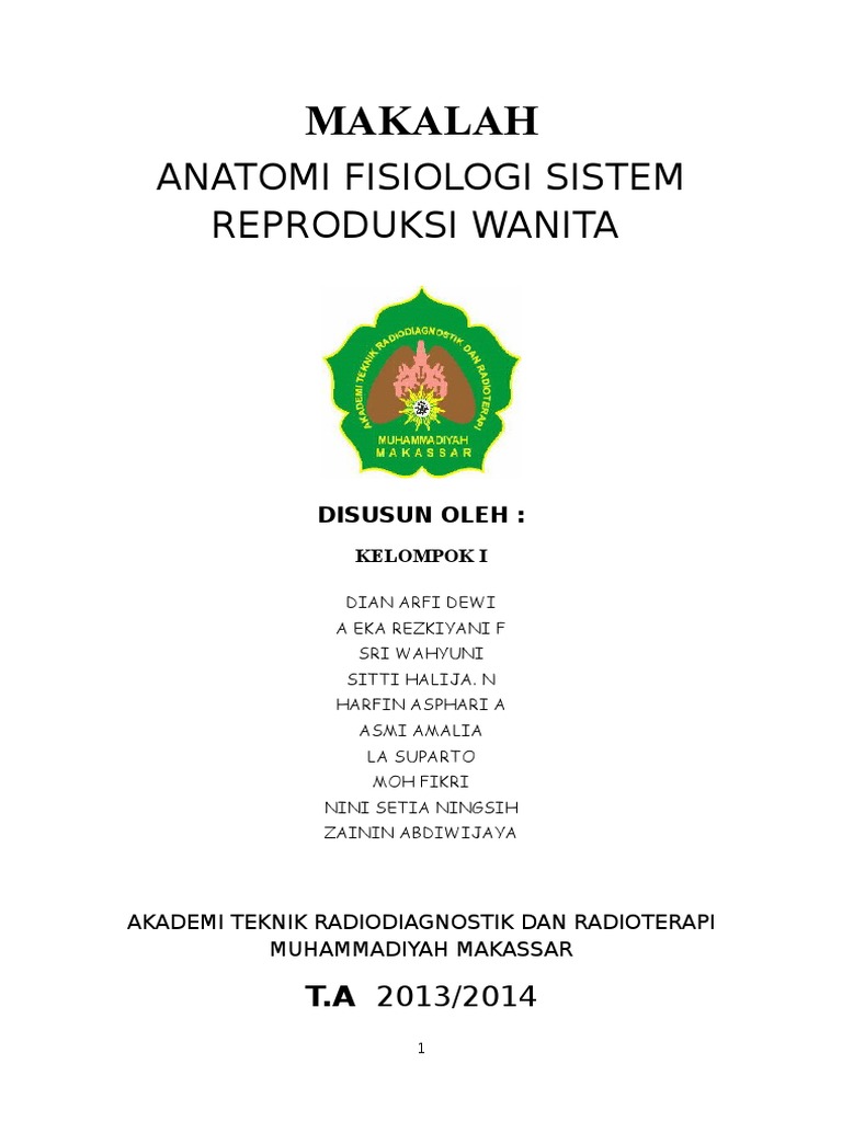 253500410 Makalah Sistem Reproduksi Wanita Docx