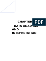 Chapter-4 Data Analysis AND Intepretation