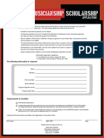 MI Musicianship Scholarship Application PDF