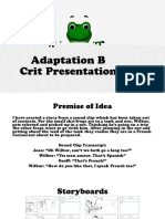 Adaptation B Crit Presentation