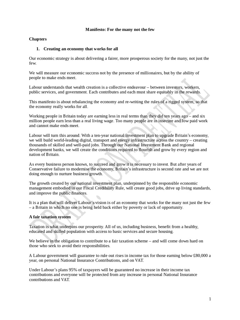 Draft Manifesto PDF Brexit Apprenticeship