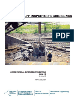Drilled Shaft Inspector'S Guidelines: Geotechnical Engineering Manual GEM-18