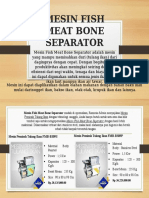 Mesin Fish Meat Bone Separator