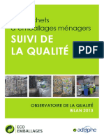 Observatoire de La Qualite 2013