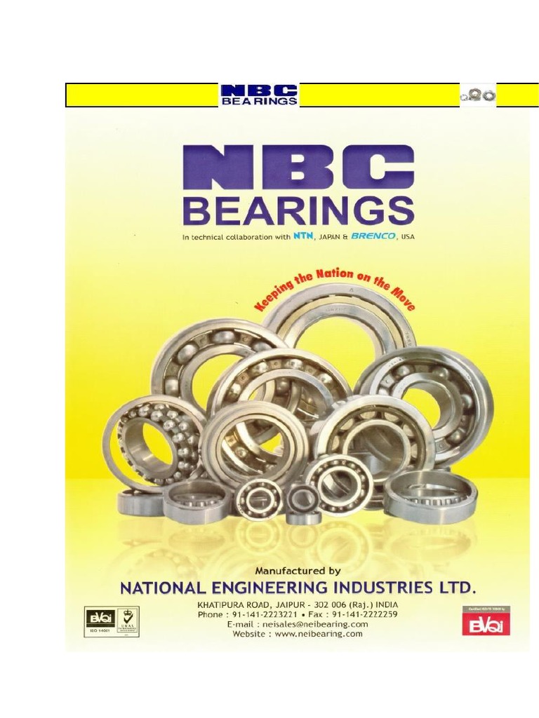 NBC Project Report | Unduh gratis PDF | Bearing (Mechanical) | Steel