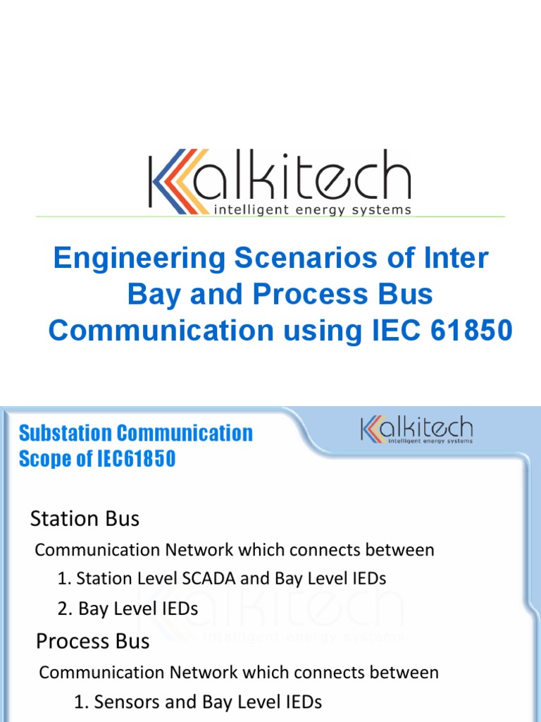 IEC 61850: Bay and Process Bus Insights | PDF | Osi Model | Computer ...